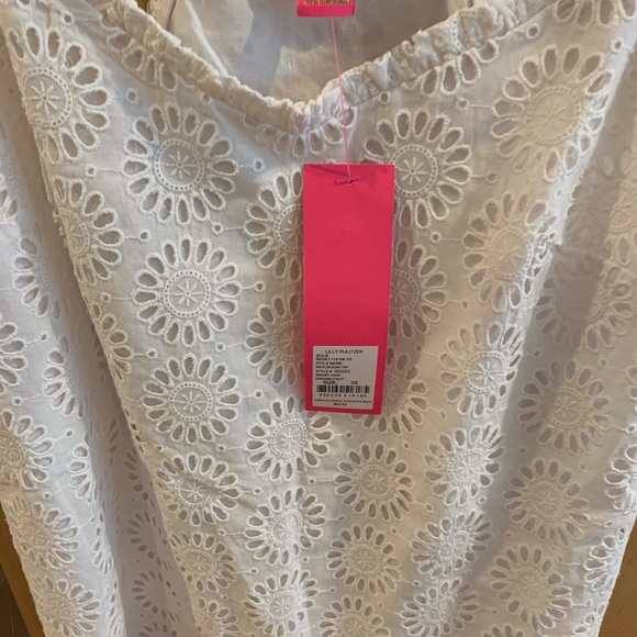 Lilly Pulitzer Dusk Eyelet Tank Top XS NWT - Picture 6 of 7